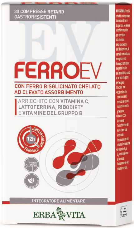 FERRO EV RETARD 30 COMPRESSE GASTRORESISTENTI - Farmacia Dott. Pasquale Russo