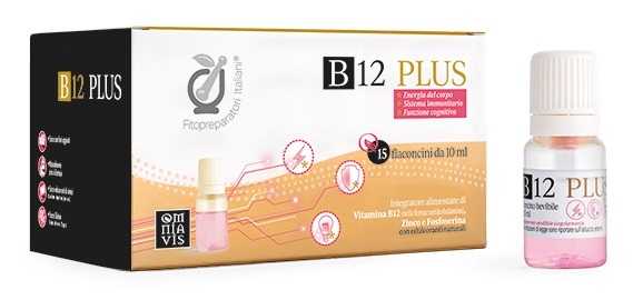 FITOPREPARATORI ITALIANI B12 PLUS 15 FIALE DA 10 ML - Farmacia Dott. Pasquale Russo