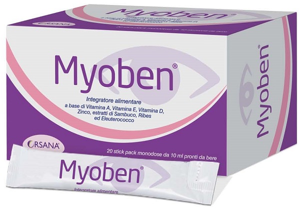 MYOBEN 20 STICK PACK MONODOSE DA 10 ML - Farmacia Dott. Pasquale Russo
