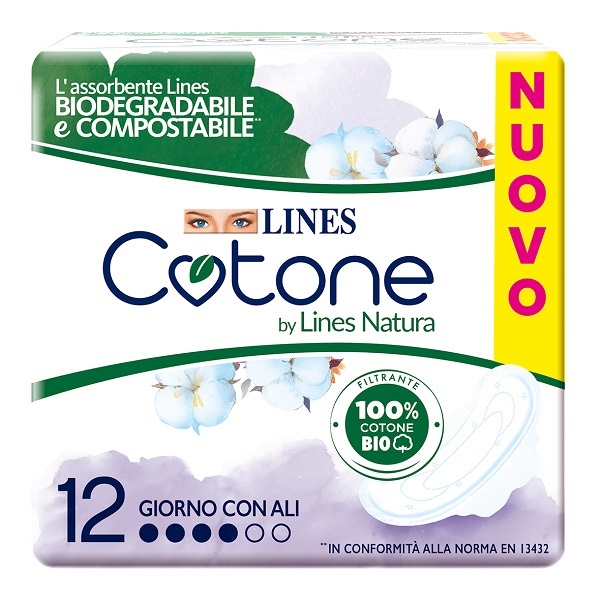LINES COTONE BIO ULTRA ALI 12 PEZZI - Farmacia Dott. Pasquale Russo