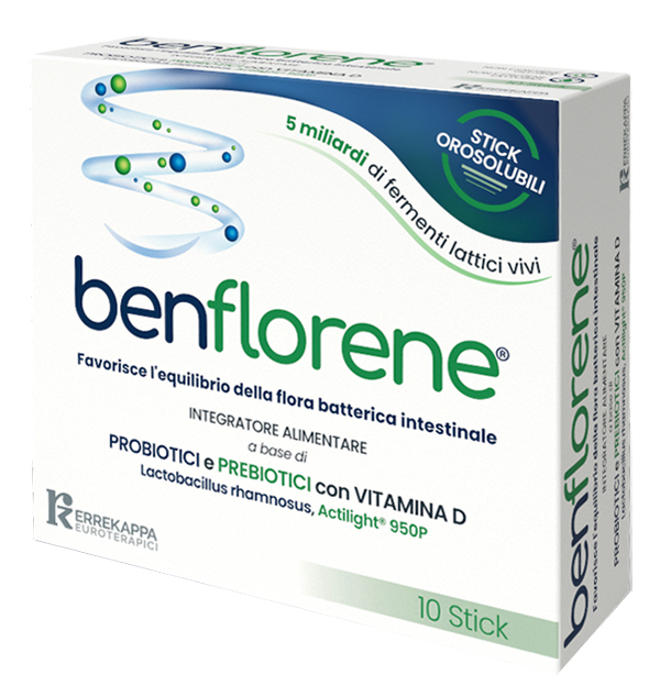 BENFLORENE 10 STICK OROSOLUBILI - Farmacia Dott. Pasquale Russo