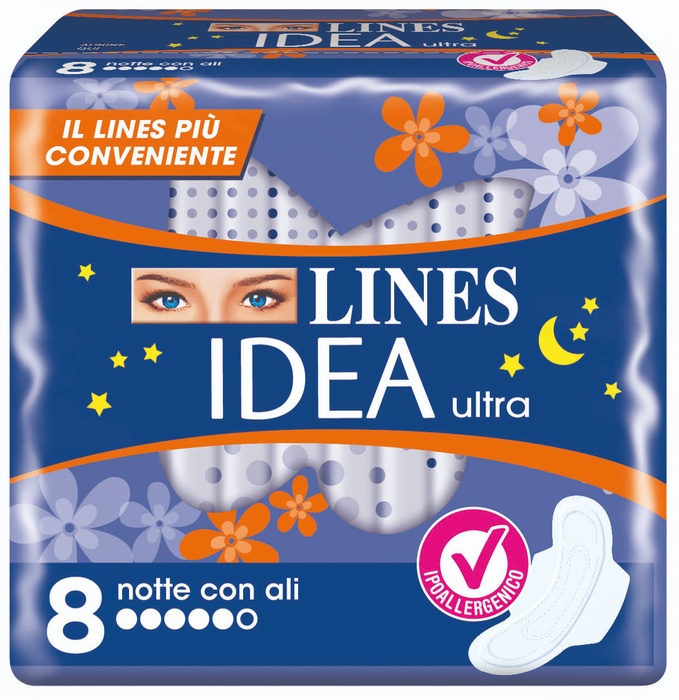 LINES IDEA ULTRA NOTTE ALI 8 PEZZI - Farmacia Dott. Pasquale Russo