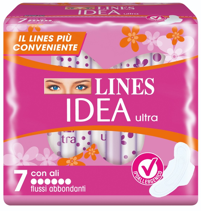 LINES IDEA ULTRA FLUSSI ABBONDANTI 7 PEZZI - Farmacia Dott. Pasquale Russo
