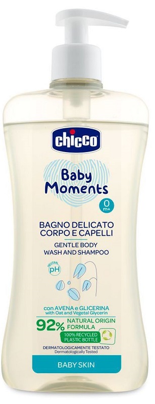 CHICCO BABY MOMENTS BAGNO CORPO CAP 500 ML - Farmacia Dott. Pasquale Russo