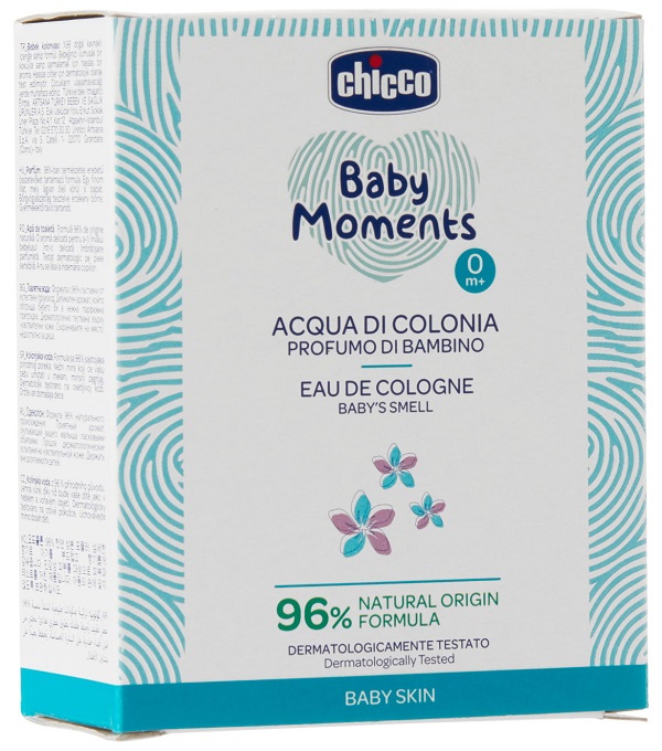 CHICCO BABY MOMENTS ACQUA DI COLONIA PROFUMO DI BAMBINO 100 ML - Farmacia Dott. Pasquale Russo