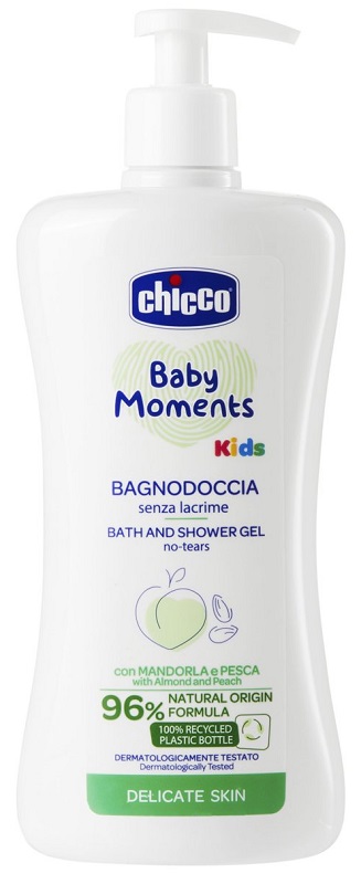 CHICCO BABY MOMENTS BAGNODOCCIA KIDS 500 ML - Farmacia Dott. Pasquale Russo