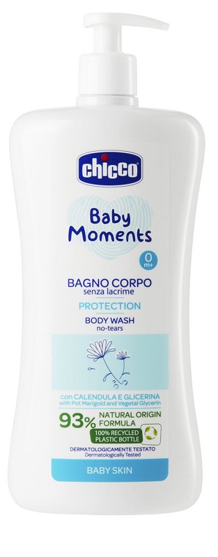 CHICCO BABY MOMENTS BAGNO CORPO SENZA LACRIME PROTECTION 750 ML - Farmacia Dott. Pasquale Russo