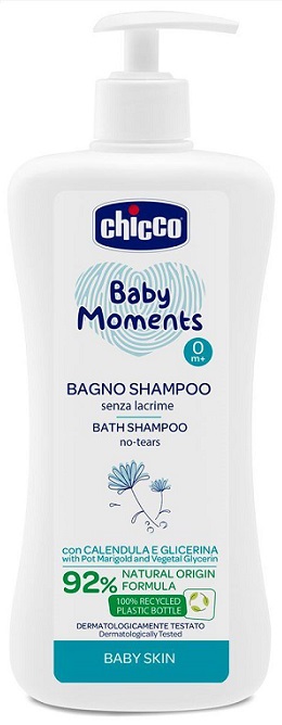CHICCO BABY MOMENTS BAGNO SHAMPOO DELICATE 500 ML - Farmacia Dott. Pasquale Russo