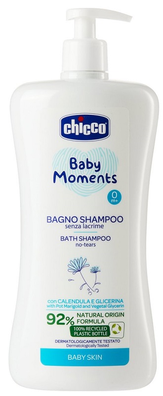 CHICCO BABY MOMENTS BAGNO SHAMPOO DELICATE 750 ML - Farmacia Dott. Pasquale Russo