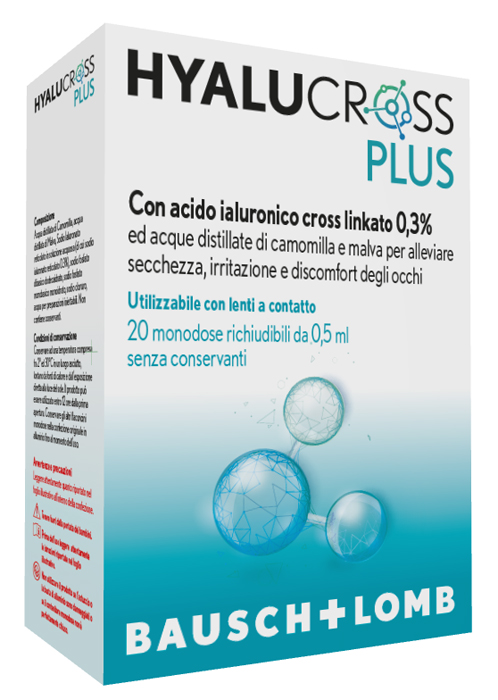 HYALUCROSS PLUS 20 FLACONCINI MONODOSE DA 0,5 ML - Farmacia Dott. Pasquale Russo
