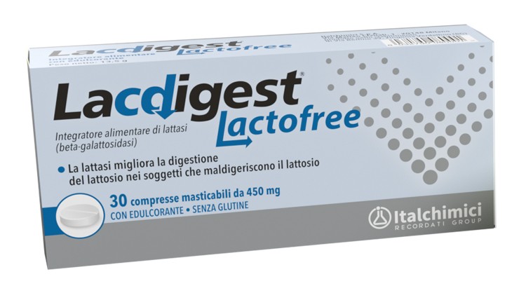 LACDIGEST LACTOFREE 30 COMPRESSE MASTICABILI - Farmacia Dott. Pasquale Russo