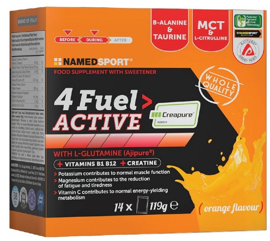 4 FUEL> ACTIVE 14 BUSTINE ORANGE FLAVOUR - Farmacia Dott. Pasquale Russo