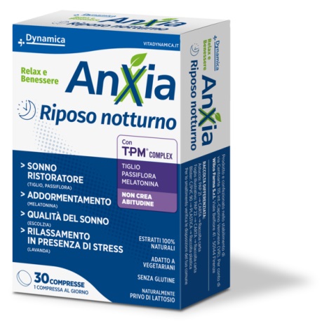 DYNAMICA ANXIA RIPOSO NOTTURNO 30 COMPRESSE - Farmacia Dott. Pasquale Russo