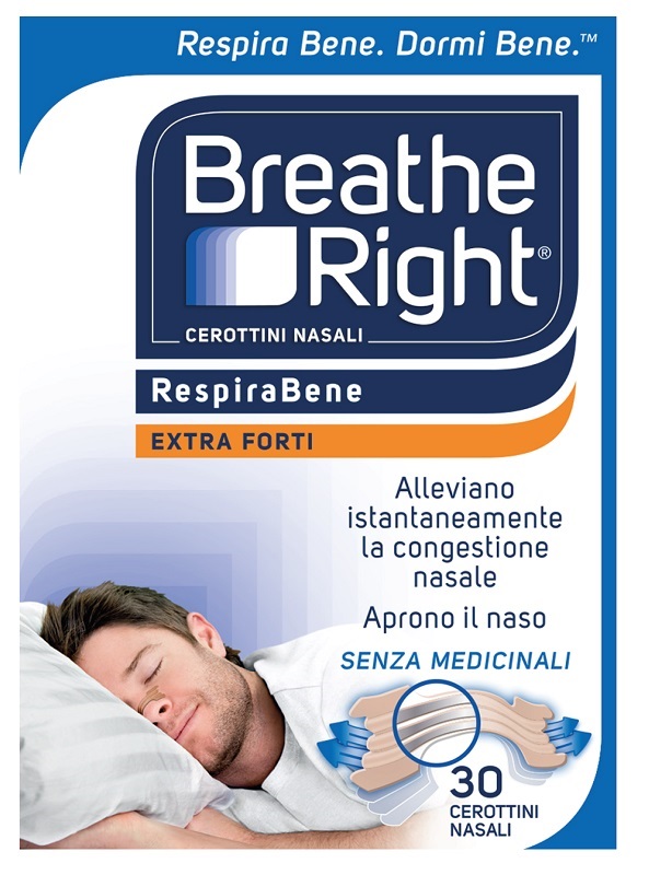 CEROTTI NASALI BREATHE RIGHT EXTRA FORTE 30 PEZZI - Farmacia Dott. Pasquale Russo