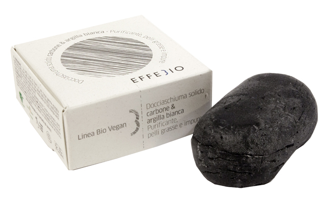 EFFEBIO DOCCIASCHIUMA SOLIDO CARBONE E ARGILLA BIANCA 75 G - Farmacia Dott. Pasquale Russo