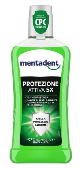 MENTADENT COLLUTORIO PROTEZIONE ATTIVA 400 ML - Farmacia Dott. Pasquale Russo