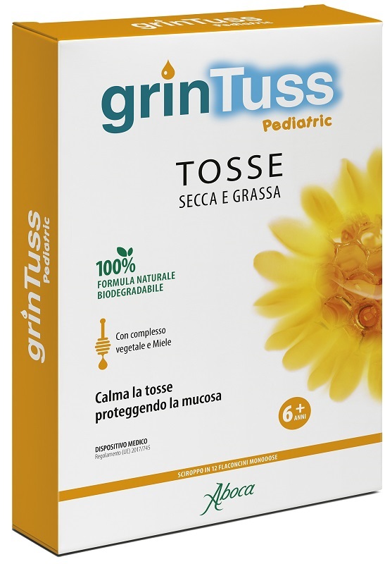 GRINTUSS PEDIATRIC SCIROPPO 12 FLACONCINI - Farmacia Dott. Pasquale Russo