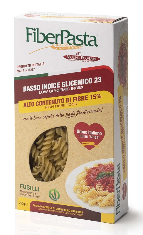 FIBERPASTA FUSILLI BASSO INDICE GLICEMICO 250 G - Farmacia Dott. Pasquale Russo