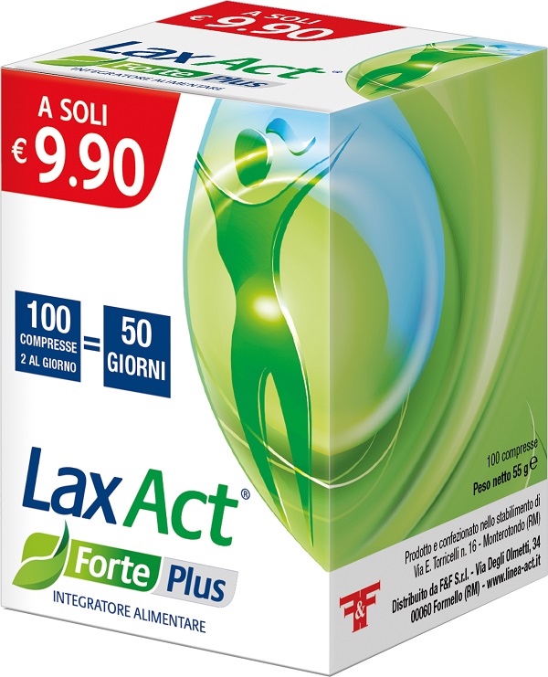 LAX ACT FORTE PLUS 100 COMPRESSE - Farmacia Dott. Pasquale Russo