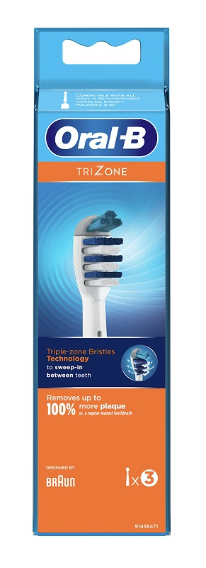 ORALB TRIZONE EB30 TESTINE PER SPAZZOLINO ELETTRICO 3 PEZZI - Farmacia Dott. Pasquale Russo