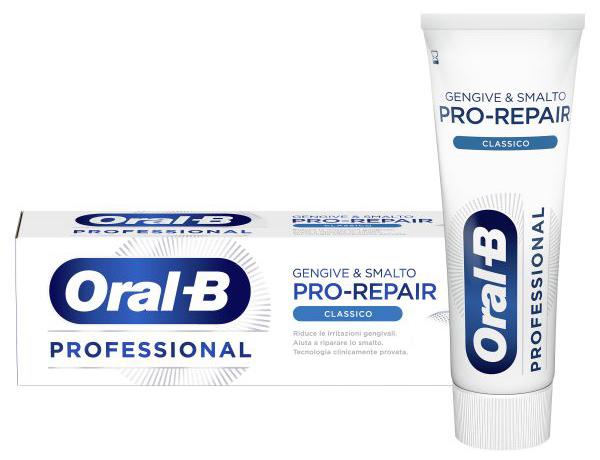 ORALB PROFESSIONAL GENGIVE & SMALTO PRO REPAIR CLASSICO DENTIFRICIO 75 ML - Farmacia Dott. Pasquale Russo