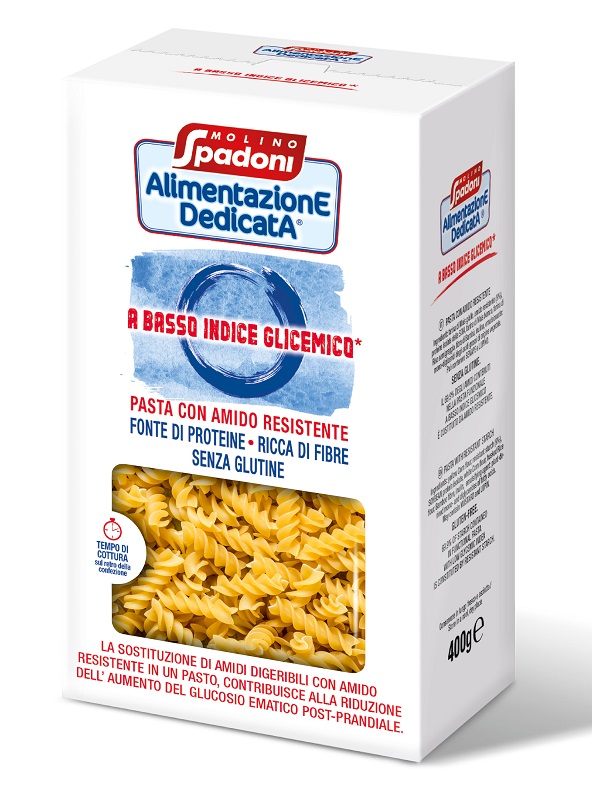 ALIMENTAZIONE DEDICATA FUSILLI BASSO INDICE GLICEMICO SENZA GLUTINE 400 G - Farmacia Dott. Pasquale Russo