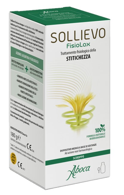 SOLLIEVO FISIOLAX SCIROPPO 180 G - Farmacia Dott. Pasquale Russo