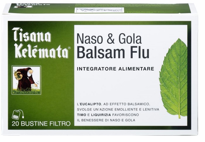 TISANA NASO E GOLA BALSAM FLU 20 BUSTINE - Farmacia Dott. Pasquale Russo