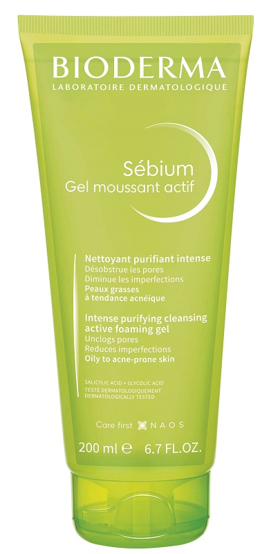 SEBIUM GEL MOUSSANT ACTIF 200 ML - Farmacia Dott. Pasquale Russo