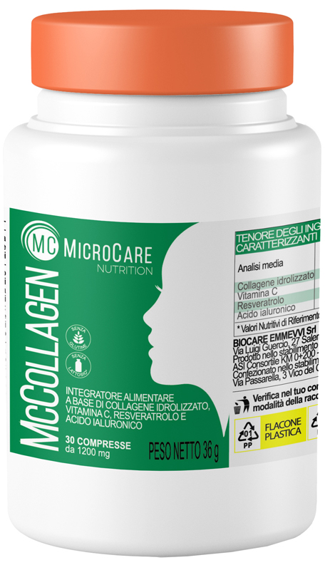 MICROCARE NUTRITION MC COLLAGEN 30 COMPRESSE DA 1200 MG - Farmacia Dott. Pasquale Russo