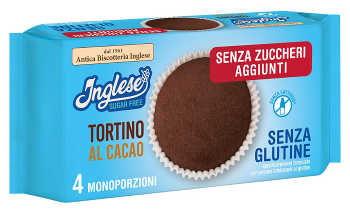 INGLESE TORTINO CACAO SENZA ZUCCHERI AGGIUNTI 160 G - Farmacia Dott. Pasquale Russo