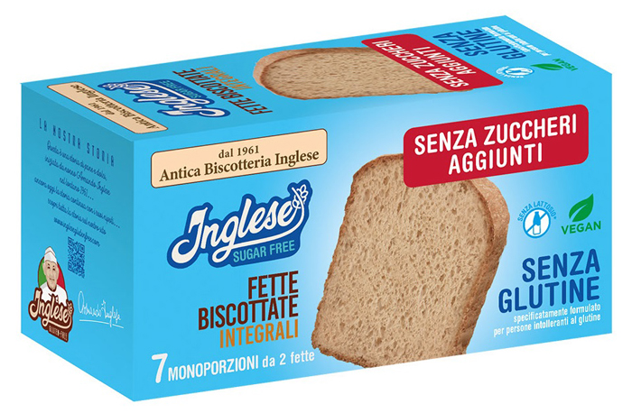 INGLESE FETTE BISCOTTI INTEGRALI SENZA ZUCCHERI AGGIUNTI PROMO 200 G - Farmacia Dott. Pasquale Russo
