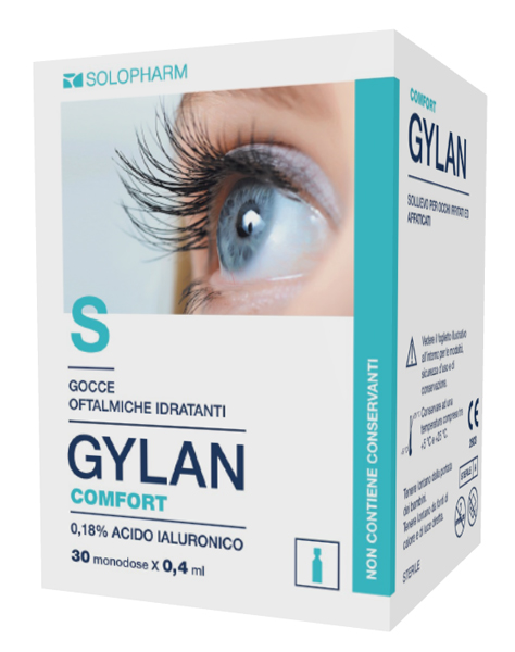 GYLAN COMFORT GOCCE OFTALMICHE 30 TUBETTI MONOUSO DA 0,4 ML - Farmacia Dott. Pasquale Russo