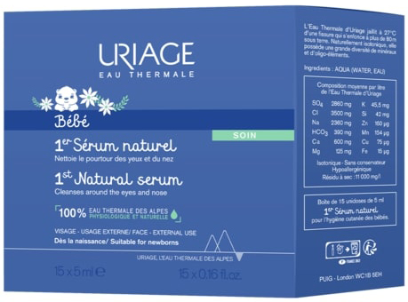 URIAGE BEBE SIERO FISIOLOGICO 15 FLACONCINI DA 5 ML - Farmacia Dott. Pasquale Russo