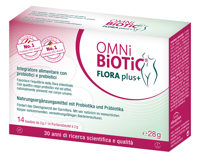 OMNI BIOTIC FLORA PLUS+ 14 BUSTINE DA 2 G - Farmacia Dott. Pasquale Russo