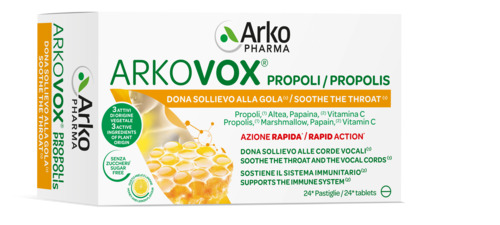 ARKOVOX PROPOLI MIELE/LIMONE 24 COMPRESSE - Farmacia Dott. Pasquale Russo
