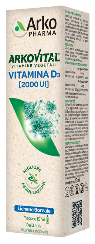 ARKOVITAL VITAMIN D3 15 ML - Farmacia Dott. Pasquale Russo