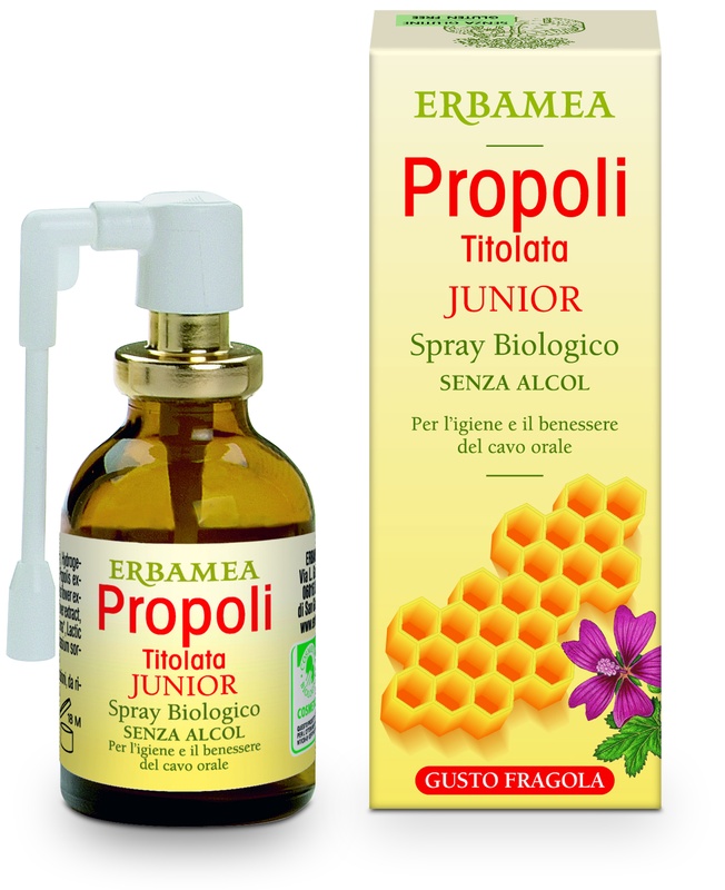PROPOLI TITOLATA SPRAY JUNIOR BIOLOGICO 20 ML - Farmacia Dott. Pasquale Russo