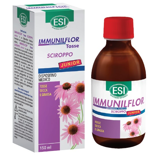 ESI IMMUNILFLOR SCIROPPO TOSSE JUNIOR 150 ML - Farmacia Dott. Pasquale Russo