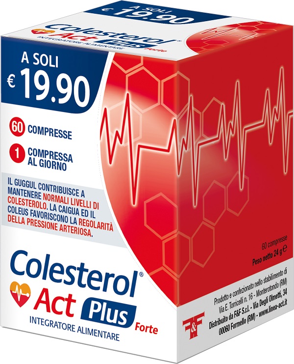 COLESTEROL ACT PLUS FORTE 60 COMPRESSE - Farmacia Dott. Pasquale Russo