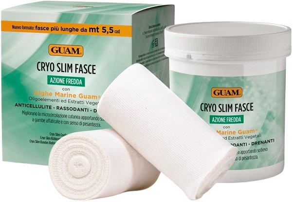 GUAM CRYO SLIM FASCE ANTICELLULITE RASSODANTI DRENANTI 2 PEZZI - Farmacia Dott. Pasquale Russo