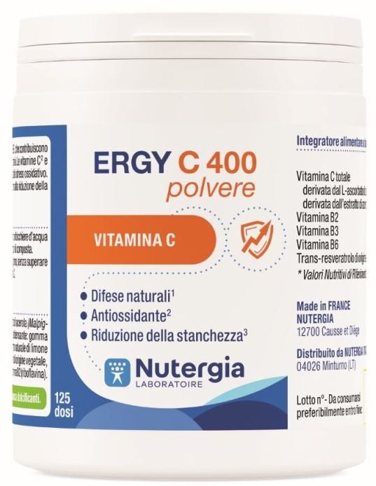 ERGY C 400 POLVERE 125 G - Farmacia Dott. Pasquale Russo