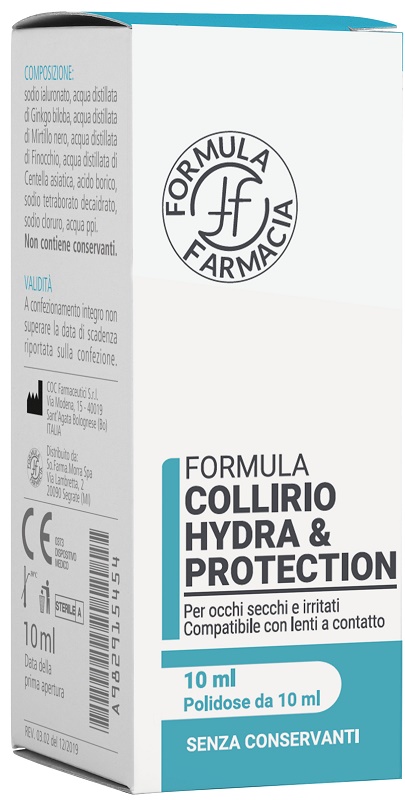 FORMULA COLLIRIO HYDRA&PROTECT SENZA CONSERVANTI 10 ML - Farmacia Dott. Pasquale Russo
