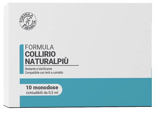 FORMULA COLLIRIO NATURAL PIU' SENZA CONSERVANTI 10 FLACONCINI DA 0,5 ML - Farmacia Dott. Pasquale Russo