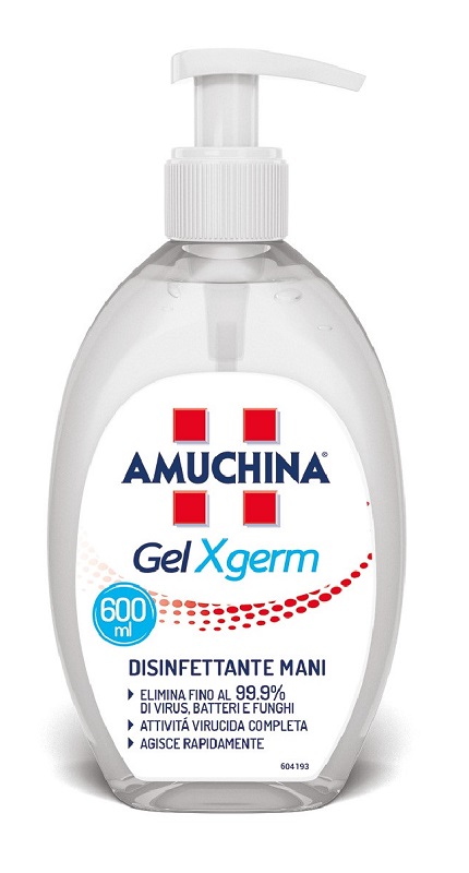 AMUCHINA GEL X-GERM DISINFETTANTE MANI 600 ML IT - Farmacia Dott. Pasquale Russo