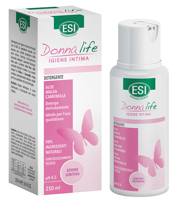 ESI DONNA LIFE DETERGENTE INTIMO LENITIVO 250 ML - Farmacia Dott. Pasquale Russo