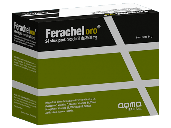 FERACHEL ORO 24 STICK OROSOLUBILI - Farmacia Dott. Pasquale Russo