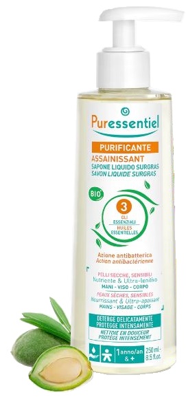 PURESSENTIEL SAPONE SURGRAS BIO 250 ML - Farmacia Dott. Pasquale Russo