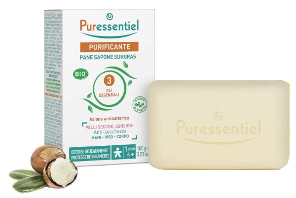 PURESSENTIEL SAPONE SURGRAS SOLIDO BIO 100 G - Farmacia Dott. Pasquale Russo