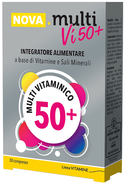 NOVA MULTIVI 50+ 30 COMPRESSE - Farmacia Dott. Pasquale Russo
